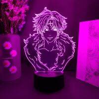 CHROLLO LUCILFER Silhouette Laser Engraved 3D Illusion Lamp Anime HxH Character Otaku LED Glow Light Bedroom Desk Lighting Decor