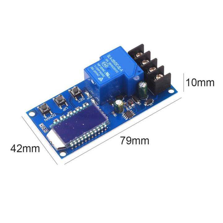 โมดูลควบคุมเครื่องชาร์จแบตเตอรี่6-60v-30a-แผ่นป้องกันชาร์จเกินพร้อมจอ-lcd