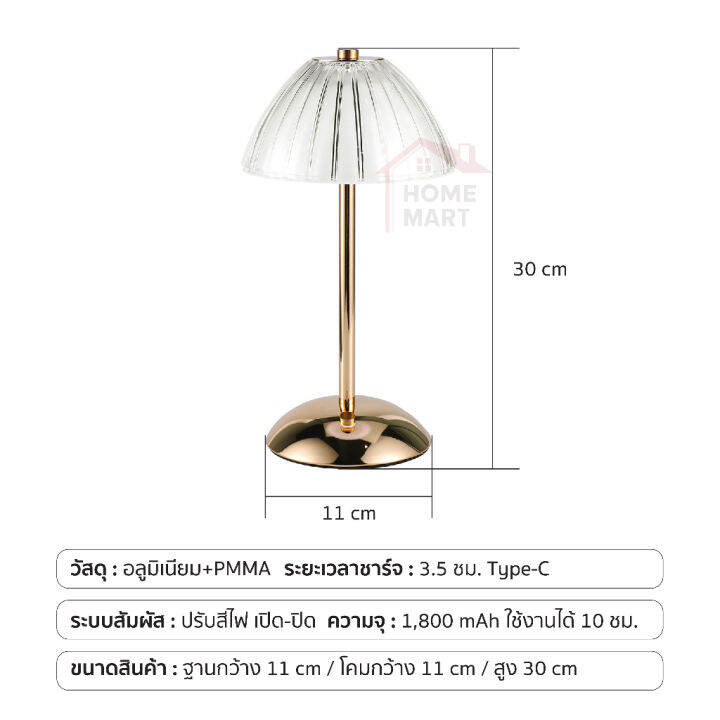 โคมไฟรุ่น-classy-โคมไฟตั้งโต๊ะ-โคมไฟ-led-โคมไฟมินิมอล-ตกแต่งห้อง-โต๊ะอาหาร-แบบชาร์-โคมไฟคาเฟ่-โคมไฟหัวเตียง