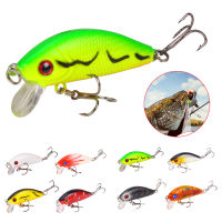 POKICH 1PCS Minnow Fishing Lure 5ซม./4.2G เหยื่อตกปลาน้ำจืด Hard เหยื่อตกปลาว่ายน้ำเหยื่อตกปลาอุปกรณ์เสริม