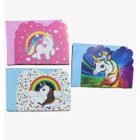6pcs/lot New style unicorn Cartoon Invitation Cards with envelope for Child Party Kid favors Happy Birthday party supplies&amp;decor Greeting Cards