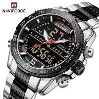 NAVIFORCE Men 39;s Watch Top Brand Leisure Clock Dual Display Waterproof Led Luminous Sport Watch Man