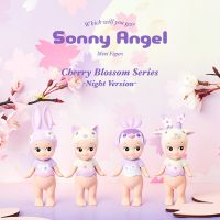 【LZ】№  Sonny Angel-Série Flor De Cerejeira Versão Noite Caixa Blind Caixa Surpresa Action Figure Original Modelo Dos Desenhos Animados Coleção De Brinquedos De Presente