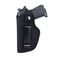 ：&amp;gt;?": Men Universal Tactical  Holster Concealed Carry Holsters Belt Metal Clip IWB OWB   Bag For Most Hands Glock 17