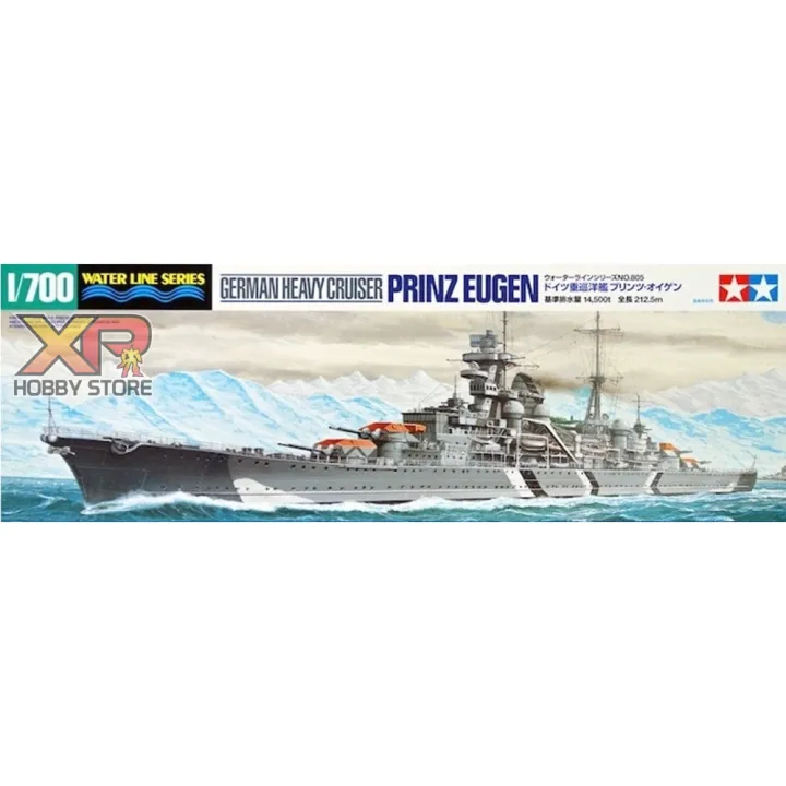 Tamiya] 1/700 : Gerrman Heavy Cruiser Prinz Eugen WWII (TA 31805) |  Lazada.co.th