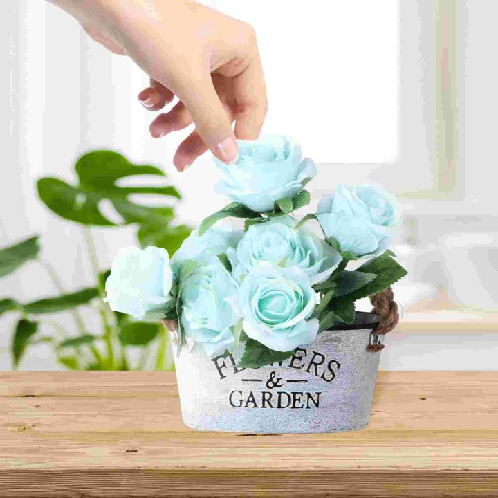 metal-tin-flower-pot-simple-flower-pot-terrarium-plants-flower-bucket-pot-iron-fashion-pot-flower-pot-round-glass-vase