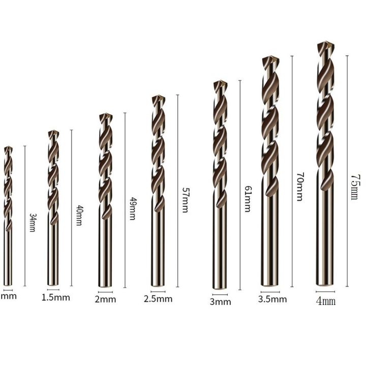 สว่าน1-4mm-ดอกสว่านเจาะ135องศามือถือที่เจาะรูไม้ทนทานใช้งานได้จริง