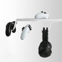 For PS5 No Driling Under Desk Universal Game Controller Holder Hanger Gamepad Holder For XBox One For PS4 Headphone Holder 2pcs