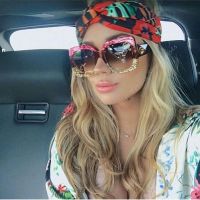 HBK Luxury Italy Brand Oversized Square Sunglasses Women Retro Brand Designer Big Frame Sun Glasses Female Green Red oculos 2020