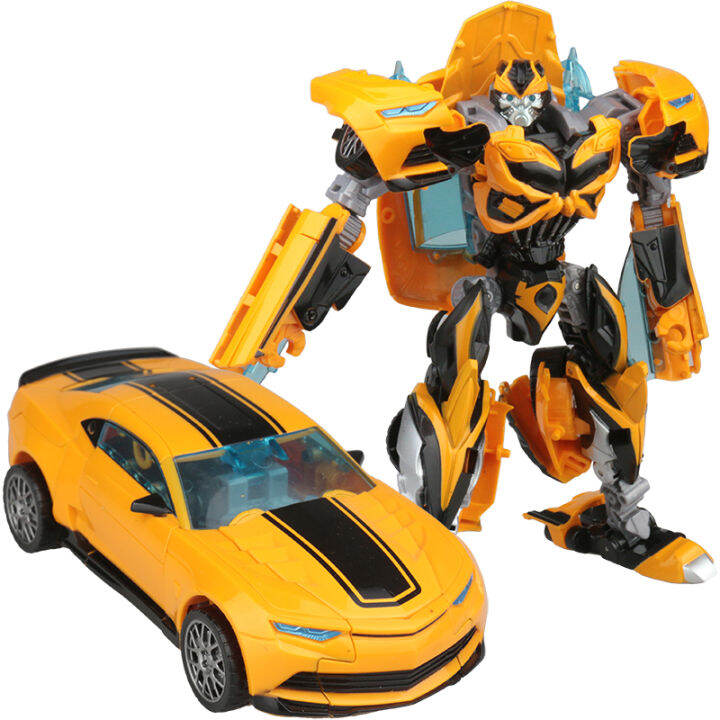 Transformers 5 genuine large bumblebee mini giant suit car robot boy