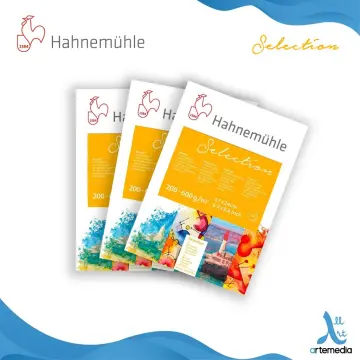 Germany imported hahnemuhle postcard watercolor paper 230g100% cotton rough  grain iron box portable aquarelle paper