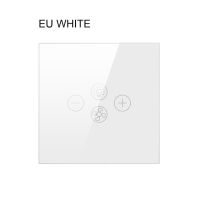 สวิตช์ไฟพัดลม Wifi ประจำบ้านอัจฉริยะพัดลมติดเพดาน Eu/us สวิทช์โคมไฟรีโมต Tuya ตัวควบคุมความเร็วต่างๆใช้ได้กับ Alexa Google