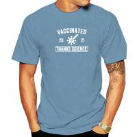 2021 Survived And Vaccinated Thanks Science I Got Shot Tshirt Vintage Graphic Mens Clothes Tops Large 100% Cotton T Shirt XS-6XL