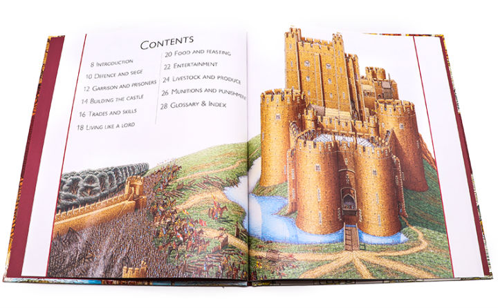 dk-incredible-profile-castle-secret-stephen-biestys-cross-sections-castle-english-original-popular-science-encyclopedia-stephen-besty-hardcover-25th-anniversary-edition