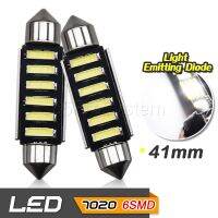 65Infinite (แพ๊คคู่ C5W 7020 6SMD 41mm) 2x LED C5W 7020 6SMD ขนาด 41mm ไฟโดม ไฟอ่านหนังสือ ไฟห้องโดยสาร ไฟหัวเก๋ง ไฟส่องป้ายทะเบียน กระจายแสง 180องศา CANBUS Super Bright ความสว่างสูง สี ขาว (White)