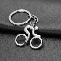 Metal Sporty Man Road Figure Keychain Keyring Trinket Souvenirs Cycling Biker