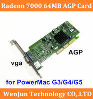 คุณภาพสูงสำหรับ PowerMac G3 G4 G5กราฟิกการ์ดใหม่ ATI Radeon 7000 AGP 64MB VGA วิดีโอกราฟิกการ์ด