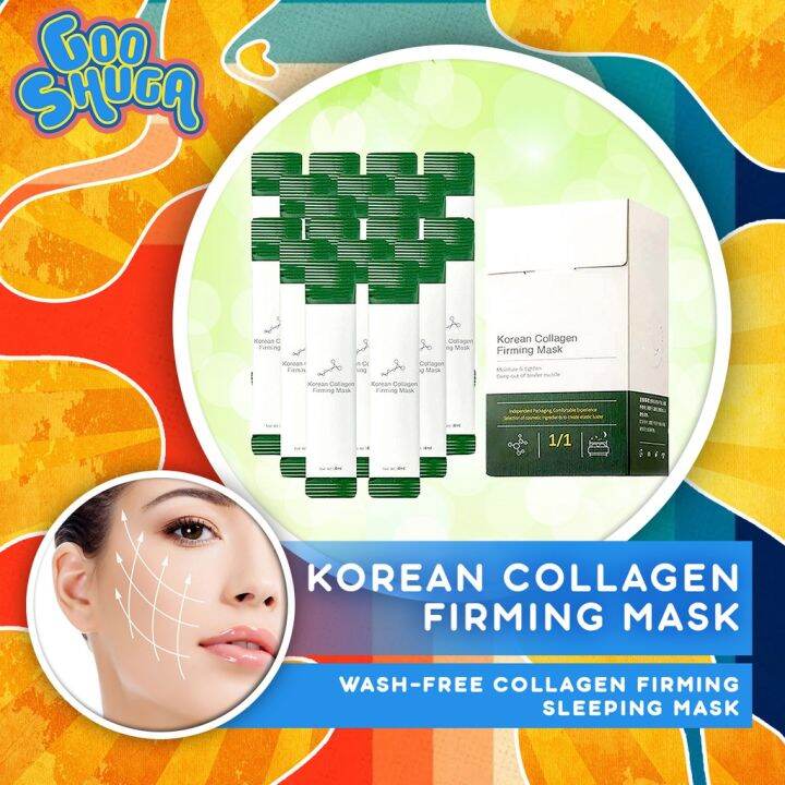 [ Goo Shuga ] Korean Collagen Sleeping Mask Hydrating Moisturizing Skin ...