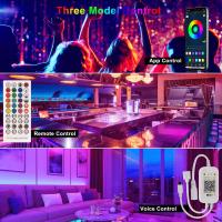 LED Strip Light Bluetooth LED Ruban Backlight LED Remote Control Luminous Neon Lights Room Holiday Party Decorative Lights