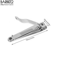 Nail Clippers Household Flat Nail Clippers Convenient And Practical Stainless Steel Nail Clippers With File