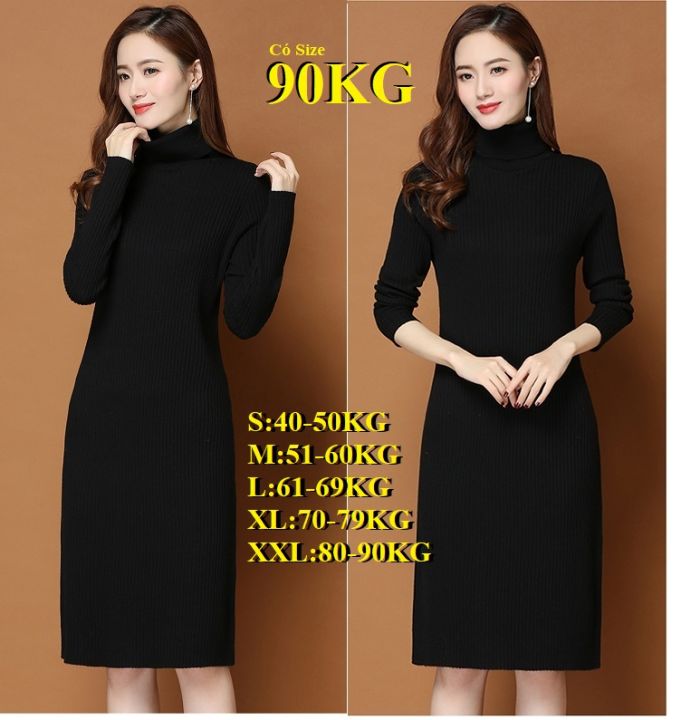 Tuyển chọn váy len dáng dài màu đen cực đẹp  Thời trang  Việt Giải Trí
