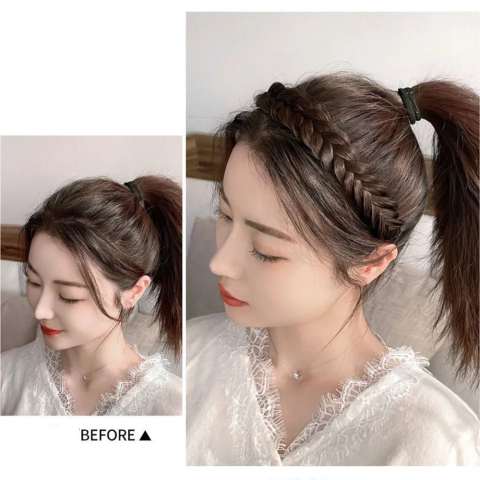 Fashion Style Wig Princess Braided Hair Band Adjustable Braid Headband