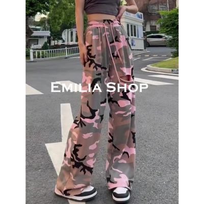 ﺴ﹉ LJ EMILIA SHOP กางเกงขายาว กางเกงเอวสูง กางเกงขายาวผู้หญิง 2023 ใหม่ A20M01M 0329