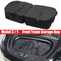Car Front Trunk Storage Bag For Tesla Model 3 Model Y 2016 - 2022 2021 2020 Portable Storage Waterproof Organizer Packets