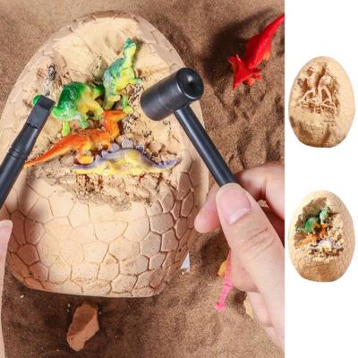 Dinosaur Eggs Excavation Dig Kit Excavation Kits Discover Excavation Toy With Learning Cards &amp; Tools Dig Easter Eggs Excavation Kits With Brush Hammer Chisel For Age 4 5 6-8 8-12 Year Old natural