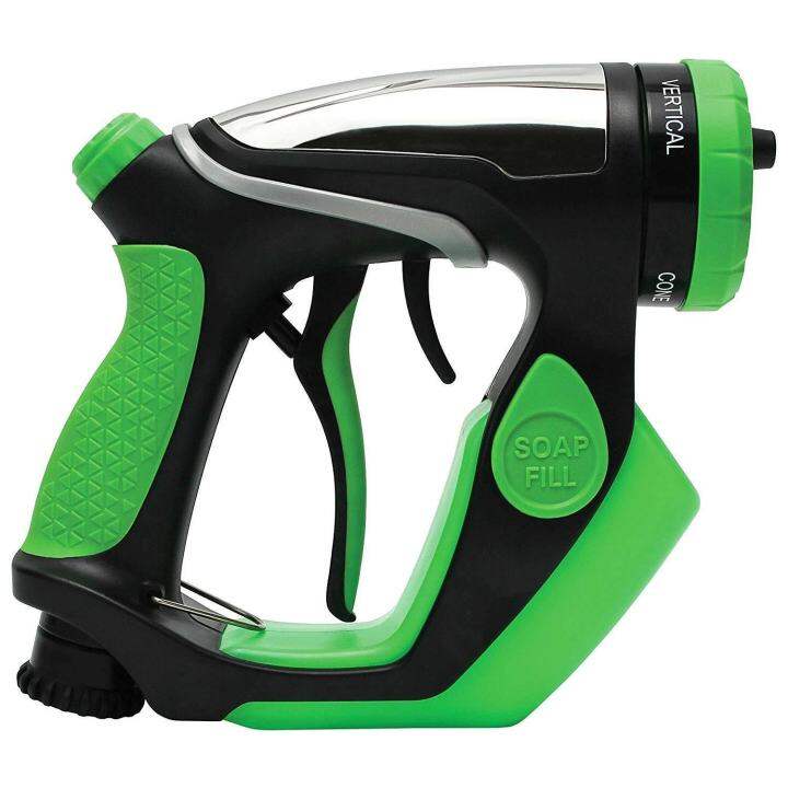 NEW 4in1 Spray Nozzle with Soap Dispenser Foam Spray Gun Nozzle Car