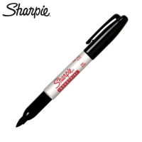 202112 Pcs Sanford Sharpie Oil Marker Pens Black Ink Markers Art Pen Permanent Colour Marker Pen Office Stationery 1mm Nib