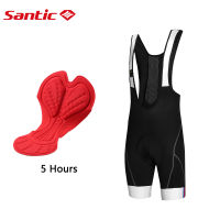 Santic กางเกงขาสั้นขี่จักรยานสำหรับผู้ชาย C05031ผู้ชายกางเกงชั้นในออกกำลังกายผู้หญิงยืดหยุ่นสูงบุ4D ระบายอากาศได้ดีชุดปั่นจักรยานขาสั้นขี่จักรยานเสือภูเขาแบบมืออาชีพฤดูร้อน