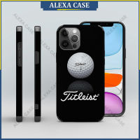 Titleist เคสโทรศัพท์สำหรับ iPhone 14 Pro Max / iPhone 13 Pro Max / iPhone 12 Pro Max / iPhone 11 Pro Max / XS Max / iPhone 8 Plus / iPhone 7 plus ฝาครอบเคสป้องกันหนังแกะป้องกันการตก 7ZXYD4