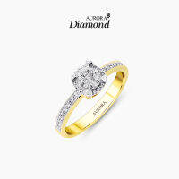 Aurora Diamond แหวนเพชรล้อม Heart Lock Collection