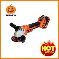 เครื่องเจียรไร้สาย (พร้อมแบตเตอรี่) PUMPKIN INF-26RHLBL 26 มม. 20 โวลต์CORDLESS ANGLE GRINDER (BATTERY INCLUDED) PUMPKIN INF-26RHLBL 26MM 20V **ด่วน สินค้าเหลือไม่เยอะ**