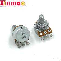 Japan Alps rk1631110tvl potentiometer single b10k threading pin shaft length 15mm and a halfping potentiometer