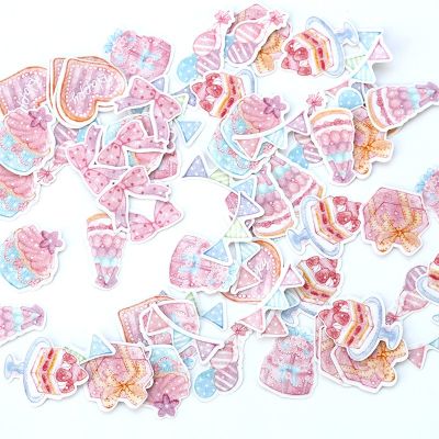 70pcs pack Kawaii Stickers Romantic Small Sticker Painted Watercolor Diary Photo Decorative Stickers School supplies
