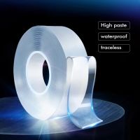 Double-sided Adhesive Nano Transparent Adhesive Tape Waterproof Door Sealing Tape for Bathroom DIY Anti-puncture Household Tapes