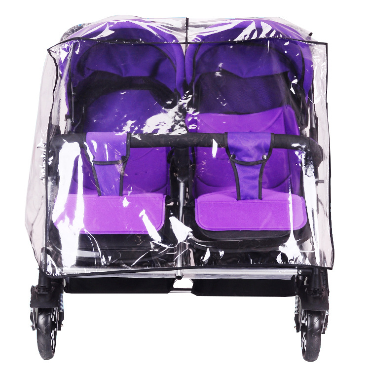 Apramo PVC Double Twin Stroller Buggy Pushchair Universal Rain Cover 8030057000 