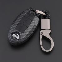 Carbon Fiber Shell Car Remote Key Cover Case For Nissan Qashqai J10 J11 X-Trail t31 t32 kicks Tiida Pathfinder Murano Note Juke