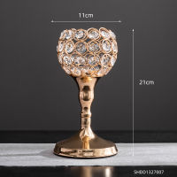 2021Europe Classic Metal Candle Holder Candlestick Home Decor Wedding Candelabra Crystal Candle Holder Christmas Decoration for Home