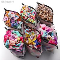 ○◇◇ 10/20pcs/Set Cute Bowknot Headbands Girls Elastic Hair Bands Hair Accessories For Kids Cartoon Bows Headwear Ornaments Gift