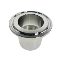 1/2 quot; 2 quot; (DN15 DN50) Adapters for heater Sanitary Stainless Steel SS304 Female Threaded Ferrule Pipe Fittings Tri Clamp