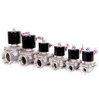 DN15 DN20 DN25 DN50 Electric Solenoid Valves Water Normally Closed 2-way Stainless Steel 1/2" 3/4" 1" 2" Coil 12V 24V 110V 220V Valves