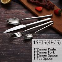 Dinner Cutlery Set Fork Dinnerware Steel Classic Tableware Stainless Western Knife Pieces 24 304 Restaurant Set Set Dining