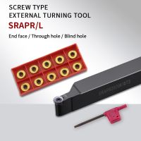 ▣❆ SRAPR/L External tool holder boring bar SRAPR1616/2020 /2525 Carbide insert RPMT08/10 turning tool holder CNC lathe cutting tool