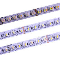 12MM PCB RGBCCT RGBWW 5 IN 1 4 IN 1LED Strip 5050 DC12V 24V Flexible Light RGB White Warm White 60 96 120 LEDSm