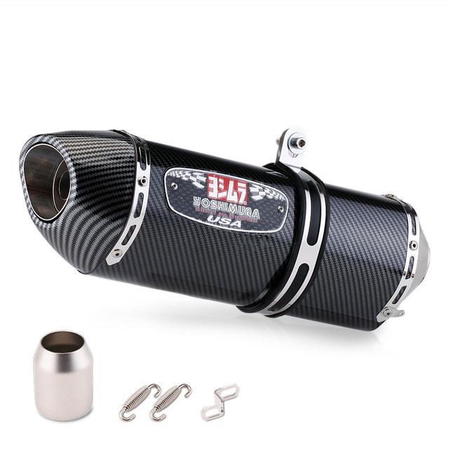 yoshimura-r77s-มอเตอร์ไซค์ดัดแปลงท่อไอเสียคาร์บอนไฟเบอร์-gsx250r-z900-250sr-nk-ท่อไอเสียรถจักรยานยนต์