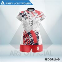 เสื้อกีฬาแขนสั้น ลายทีม ARS REDGRUNG สําหรับผู้หญิง