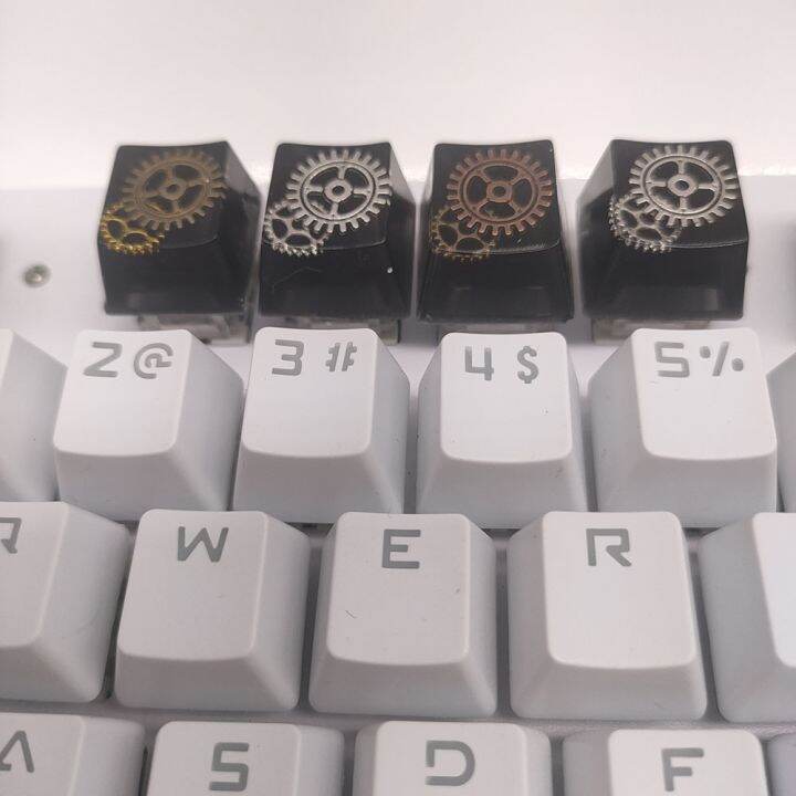 caps-for-mechanical-axis-transparent-keycaps-pinion-resin-mx-custom-keycap